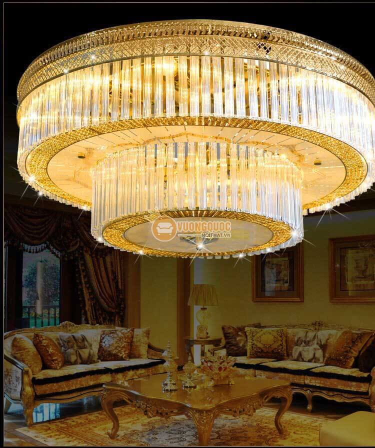 Đèn trần thủy tinh đẹp trang trí nội thất CM262-4